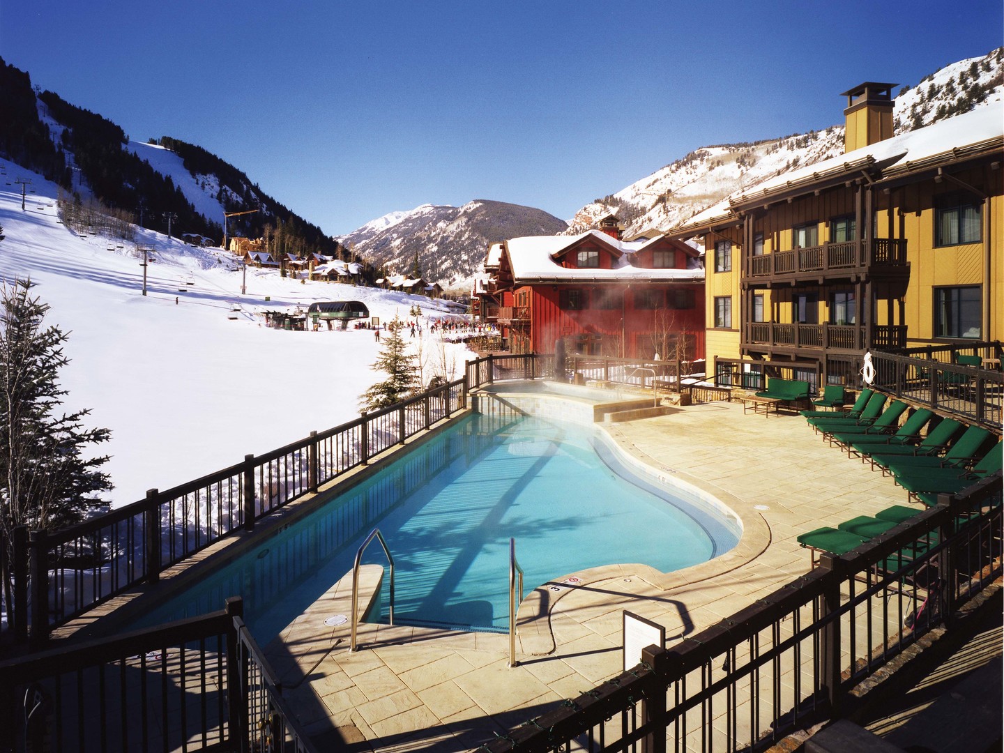 The Ritz-Carlton Club<span class='trademark'>®</span>, Aspen Highlands Main Pool. The Ritz-Carlton Club<span class='trademark'>®</span>, Aspen Highlands is located in Aspen, Colorado United States.